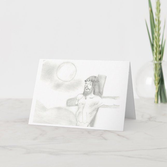 "The Crucifixe" eine Osterkarte Feiertagskarte (Vorderseite)