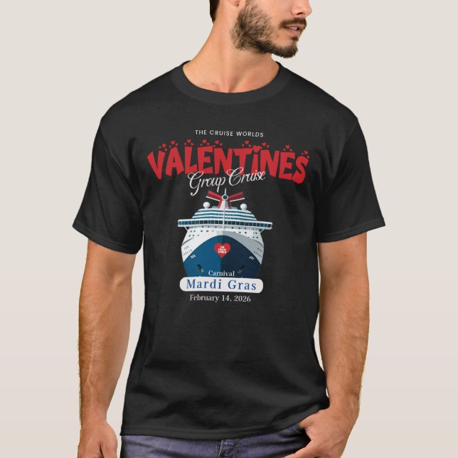 The Cruise World Love Group Cruise T-Shirt (Vorderseite)