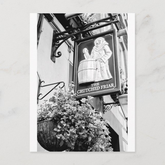 The Crutched Friar Pub London Postkarte (Vorderseite)