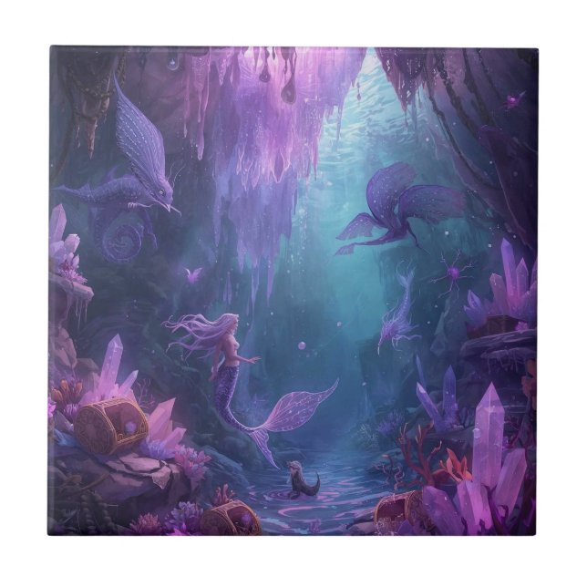 The Crystal Cave of the Mermaid Fliese (Vorderseite)