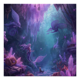 The Crystal Cave of the Mermaid Poster