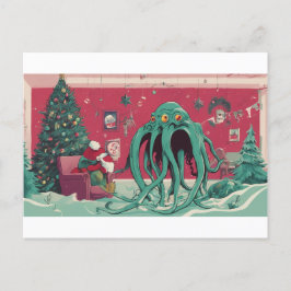 The Cthulhu Spirits of Christmas Feiertagspostkarte