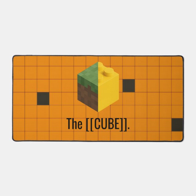 The [[CUBE]] Desk Mat Schreibtischunterlage (Vorderseite)
