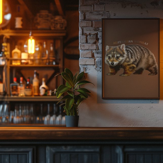 The cuddly Wombat Fotodruck (Von Creator hochgeladen)