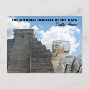 The Cultural Heritage of the Maya, Yucatán/Mexico Postkarte