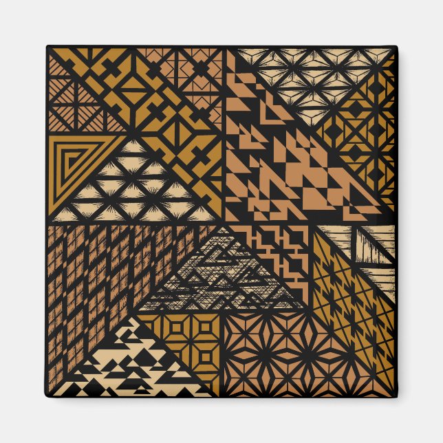 "The Culture" (Brown) Square Magnet (Vorne)