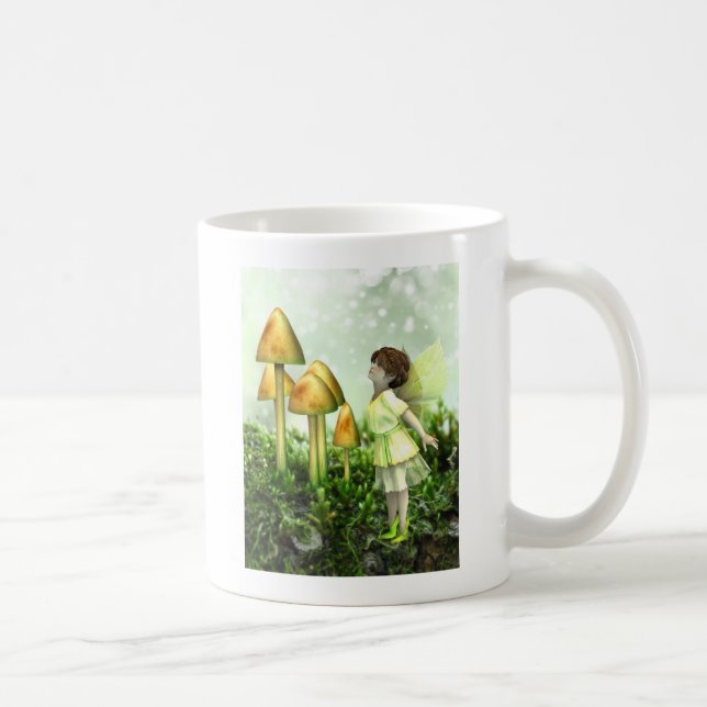 The Curious Fairy - Fairy and Toadstools Tasse (Rechts)