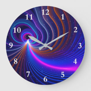 The Curvature Of Space Große Wanduhr