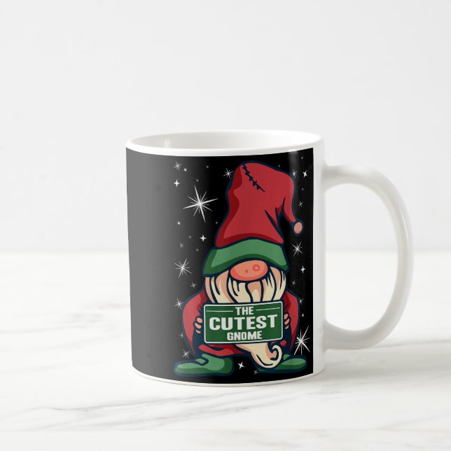 The Cutest Gnome Xmas Elf Matching Family Christma Kaffeetasse (Rechts)