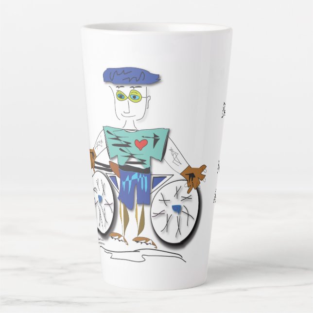 The Cyclist' - Die nächste große Tasse des Lebens (Vorderseite)