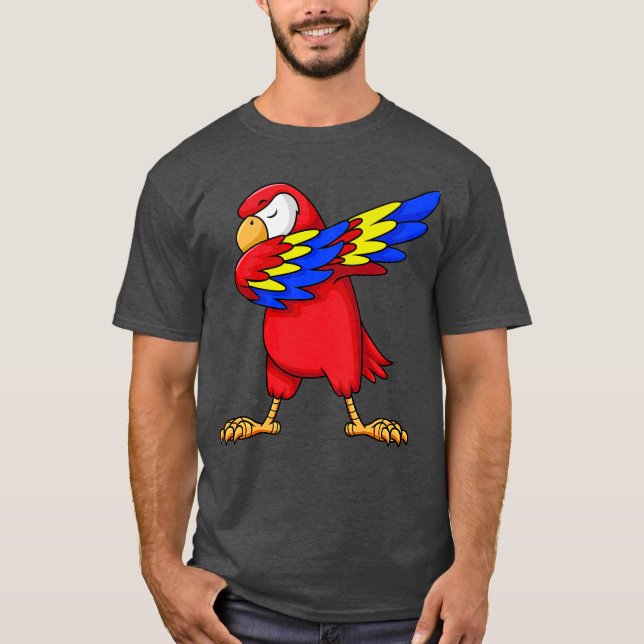 The Dabbing Parrot  Cool Parrot Gifts Shirt Dab (Vorderseite)
