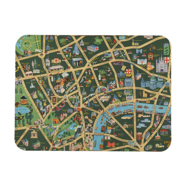 The Daily Telegraph Picture Map London Magnet (Horizontal)