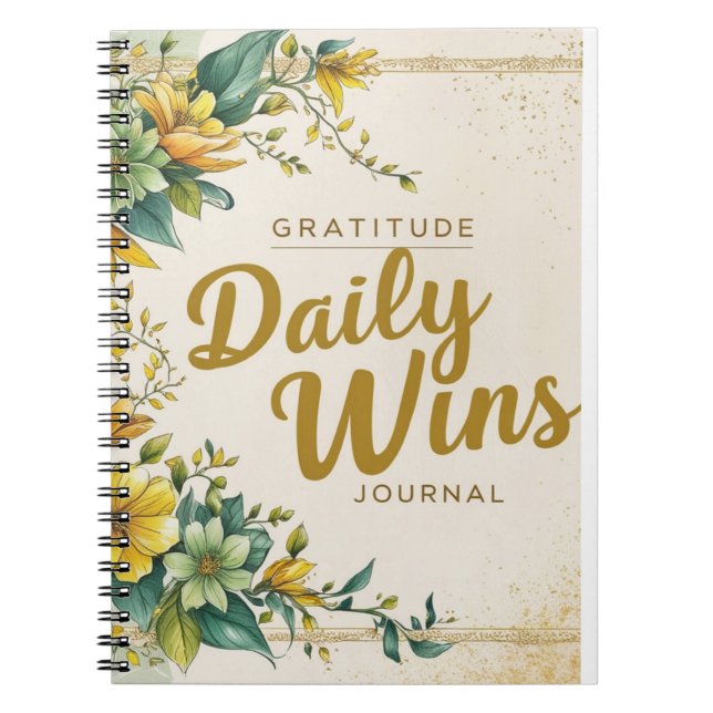 The Daily Wins-Gratitude Journal Notizblock (Vorderseite)
