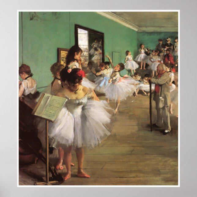 The Dance Class, 1874 - Edgar Degas Poster (Vorne)