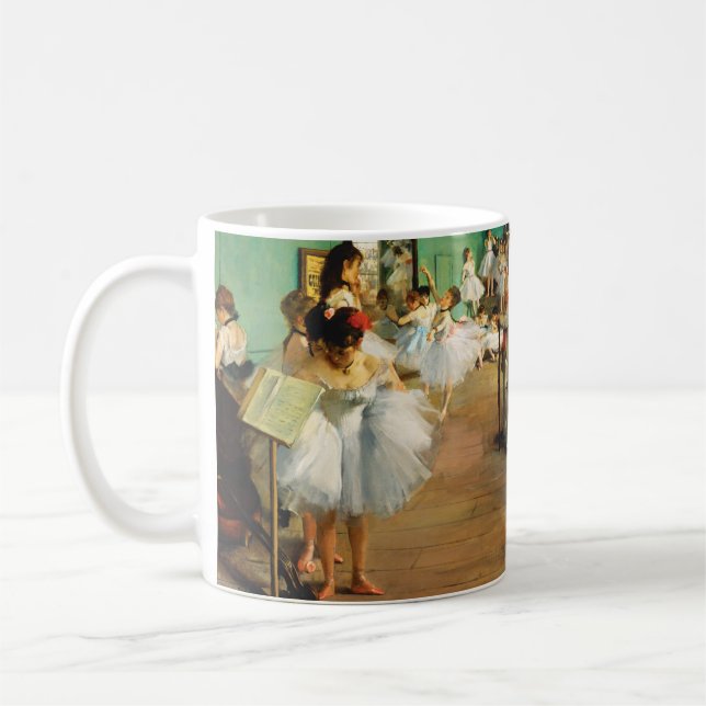 The Dance Class (1874) von Edgar Degas Kaffeetasse (Links)