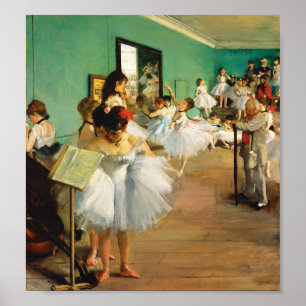 The Dance Class (1874) von Edgar Degas Poster