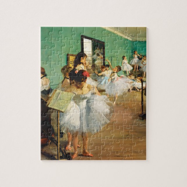 The Dance Class (1874) von Edgar Degas Puzzle (Vertikal)