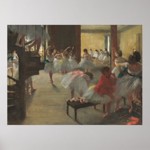The Dance Class - Edgar Degas Fine Art Poster