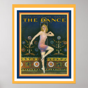 The Dance Magazine 1920's Art Deco Poster 16 x 20