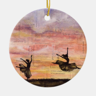 "The Dance of Life" Kunst-Ornament Keramik Ornament