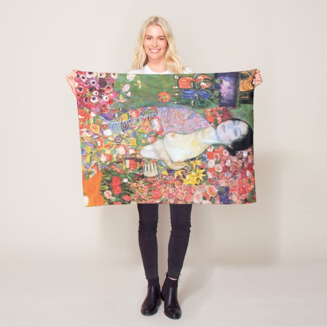 The Dancer, Gustav Klimt Fleecedecke (Beispiel)