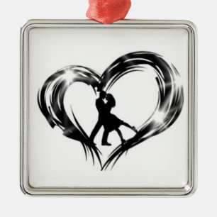 "THE" DANCING COUPLE ORNANAMENT ORNAMENT AUS METALL