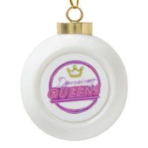 The Dancing Queens Snowflake Framed Ornament