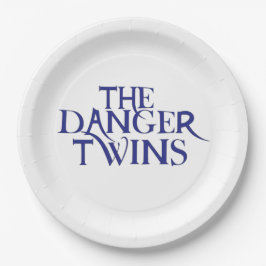 The Danger Twins: Blueberry (dunkelblau) Pappteller