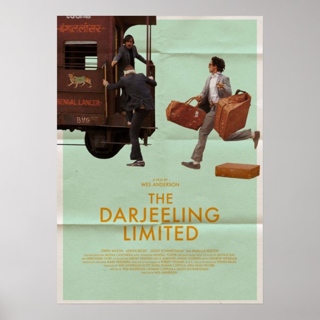 The Darjeeling Limited Film AltPoster Poster (Vorne)