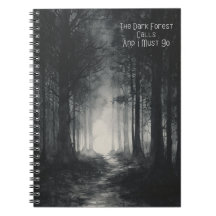 The Dark Forest ruft Spiral Foto Notebook