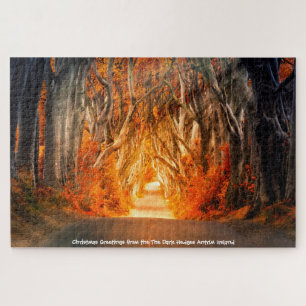 The Dark Hedges Antrim Irland. Puzzle