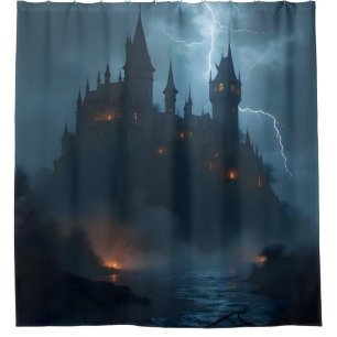 The Dark Hold – Gothic Fantasy Festung Duschvorhan Duschvorhang