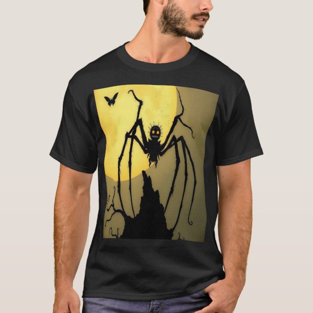 The Dark Spider Under the Full Moon T-Shirt (Vorderseite)