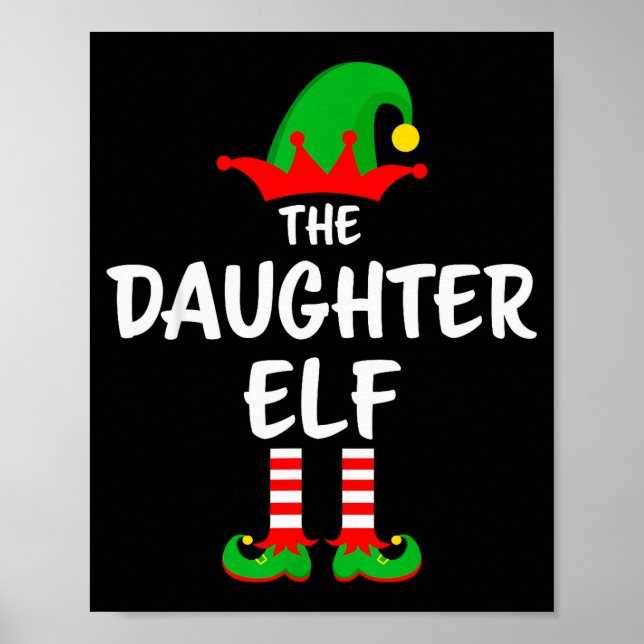 The Daughter Elf Matching Family Christmas  Poster (Vorne)
