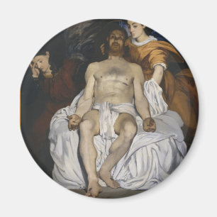 The Dead Christ with Angels (von Édouard Manet) Magnet