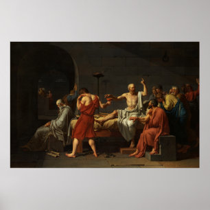 The Death of Socrates, Jacques-Louis David  Poster