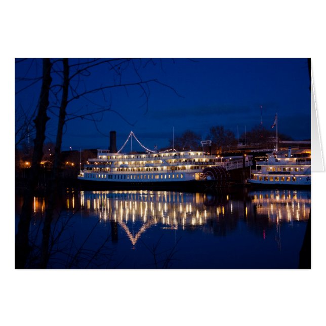 The Delta King at night - Sacramento, CA (Vorderseite (Horizontal))