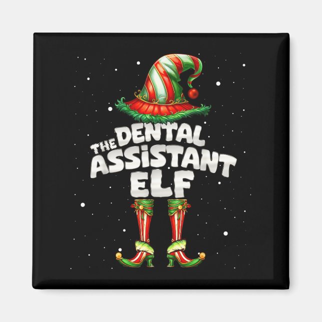 The Dental Istant Elf Family Matching Group Christ Magnet (Vorne)