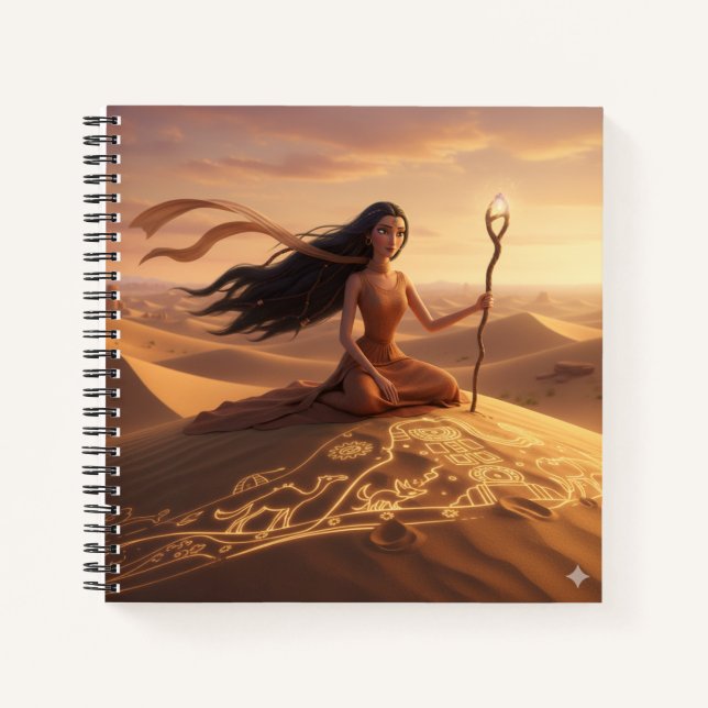 The Desert Story Spinner Notebook Notizbuch (Vorderseite)