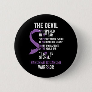 The Devil - Bauchspeicheldrüsenkrebs-Sensibilisier Button