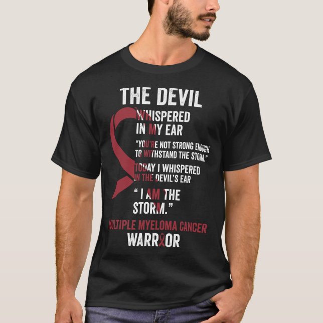 The Devil- Multiple Myeloma Cancer Awareness Suppl T-Shirt (Vorderseite)