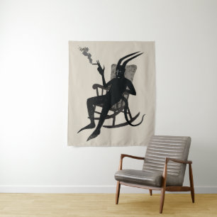 The Devil's Break - Dark Spaß Wall Art Wandteppich