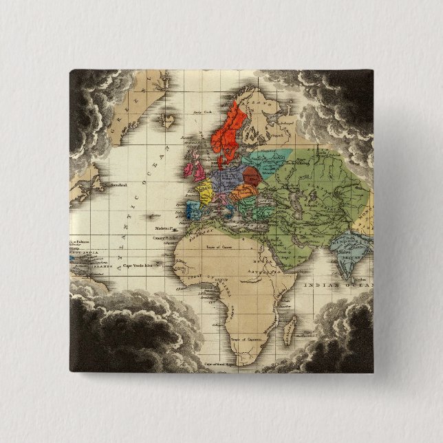 The Discovery of America 1498 AD Button (Vorderseite)