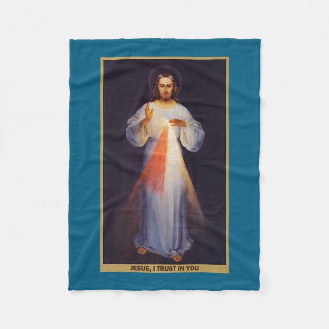 The Divine Mercy Shirt Premium  Fleecedecke (Vorderseite)