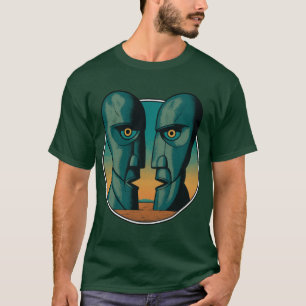 The Division Bell Pink Floyd Premium Familien Retr T-Shirt