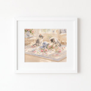 The Dog Did It Wasserfarben-Kunstprint Poster