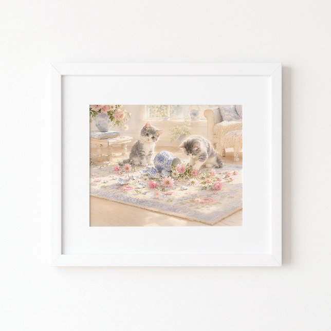 The Dog Did It Wasserfarben-Kunstprint Poster (Von Creator hochgeladen)