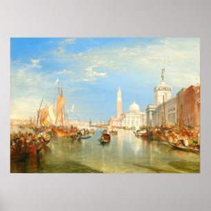 The Dogana, Venedig - William Turner Poster