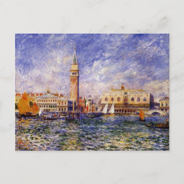 The Doges' Palace von Renoir Postkarte (Vorderseite)