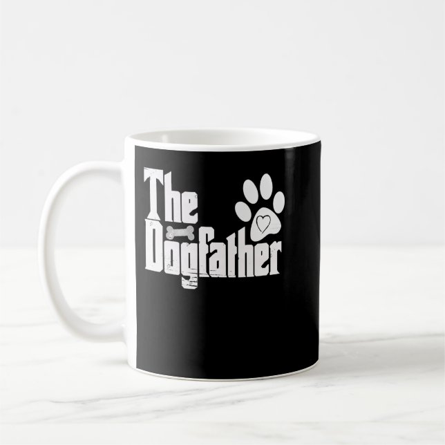The Dogfather Bone Dog Lover Dad Funny Father's Da Kaffeetasse (Links)